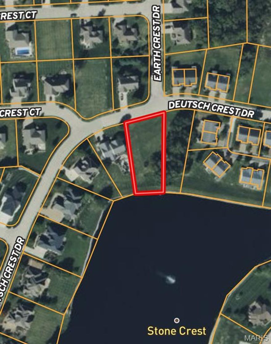Rare Opportunity! This lakeside lot located in the heart of Stone Crest subdivision is the perfect place to build the home of your dreams. This property is the last residential lot that borders the neighborhood lake. The east side of the property features a wooded tree line that provides privacy and comfort! The lot is located within a mile of grocery stores, restaurants, and a shopping center. This lot is approximately 0.62 acres.