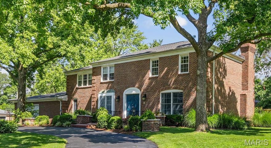 *Showings begin by appointment Sat. Aug. 9th* Don't miss this exceptional opportunity to own a stunning 5 bedroom, 4 full/2 half bath home with over 4700 sqft of total living area and a pool, in the Ladue school district. Meticulously maintained,and thoughtfully updated, this home offers a flowing, flexible floor plan designed for today's lifestyle. Enjoy picturesque views of the private pool and professionally landscaped backyard from nearly every room along the back of the home. The main level includes an entry foyer, expansive living room with wood floors, formal dining room, and a gourmet kitchen with stainless appliances-including a Viking 6 burner gas range, center island, and bright breakfast area with bay/bow window. The kitchen opens to a welcoming family room with wood floors. A mudroom, full bath, and half bath complete this level. Upstairs, the spacious primary suite features wood floors, walk-in closet, and updated en suite bath with whirlpool tub and stall shower. Four additional bedrooms - two used as home offices, and two full baths provide ideal flexibility. The finished lower level includes a generous recreation room and half bath. Step outside to your private backyard oasis with pool, patio, and gazebo-perfect for relaxing or entertaining. Conveniently located near Ladue's top-rated public and private schools, shopping, and dining. This is a must-see home that blends sophistication, comfort, and location!