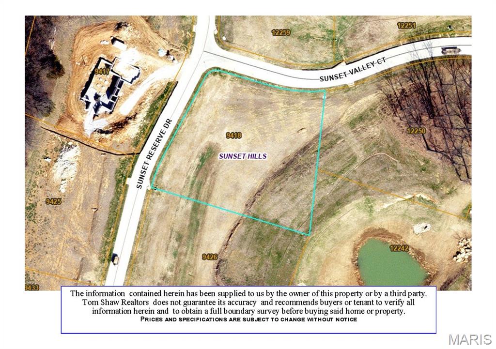 Sunset Reserve - Land