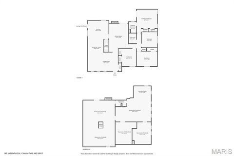 Tiny photo for 165 Saddleford Drive, Chesterfield, MO 63017 (MLS # 26051546)