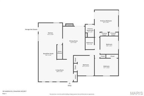 Tiny photo for 165 Saddleford Drive, Chesterfield, MO 63017 (MLS # 26051546)