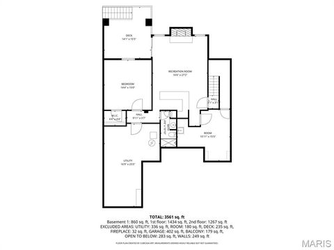 Tiny photo for 14304 Willow Spring Hill Drive, Chesterfield, MO 63017 (MLS # 26009391)