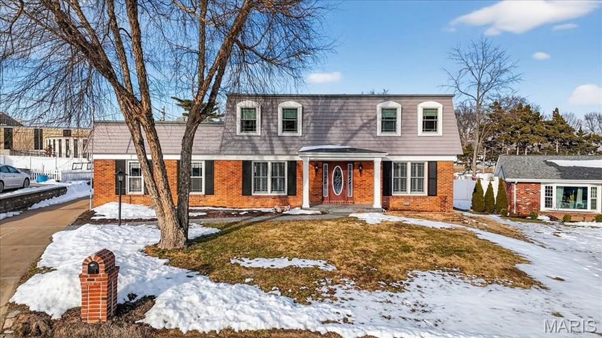 Welcome to 10520 Hackamore Lane! Located in the highly sought-after Hackamore Subdivision and within the highly ranked Lindbergh schools, this beautifully maintained home is sure to impress. Entering the home, the foyer leads to a formal dining room featuring hardwood floors and elegant molding. The kitchen offers a stunning 9-foot granite island, 42” cabinetry with crown molding, and custom tile backsplash and leads into the beautiful breakfast room addition with ample natural light. The main level is completed with a formal living room and cozy family room highlighted with beamed ceilings, built-in shelving, a gas fireplace with wood mantle, and wood floors throughout both the family and living room. Upstairs, the spacious primary suite offers an ensuite bathroom and two closets complete with custom closet systems. The three additional bedrooms are generously sized, one with a walk-in closet, and share a full bath. The finished lower level provides flexibility with a family/flex space, wet bar/kitchenette, and a recently updated full bath with custom tiled shower. The home is completed with a two-car rear-access garage and ample rear parking. Don’t miss the opportunity to make this exceptional property your own!