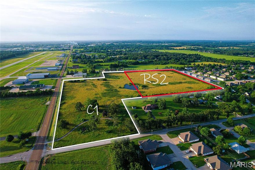 This land is prime for development! 15.22 Acres with Commercial 1 zoning so whether you want to do big box stores or a strip mall, you can find opportunity with this land! Situated in the city limits south of town, this land sits just minutes from I44, shopping, jobs and schools. Land is open with very little clearing needed. 

Finding this many acres in one plot this close to town is a rare find! Main highway artery into town, highest traffic count you can find without being on the interstate and RIGHT next to so much other commercial development!

2023 MODOT count AAWDT 4001
Sits across from Jet Capable airport

Big employers in town to include Tracker Marine, Lowe Boats, G3 Boats, Independent Stave Company, Emerson, Detroit Tool, Mercy Hospital, Lake Regional Hospital, Walmart, Lowes, Lebanon School District, Durham Manuf.

30 Min from Fort Wood, 60 Min to Springfield, 45 Min to Lake of the Ozarks Location: Corner Location, Hwy/Interstate Frntg