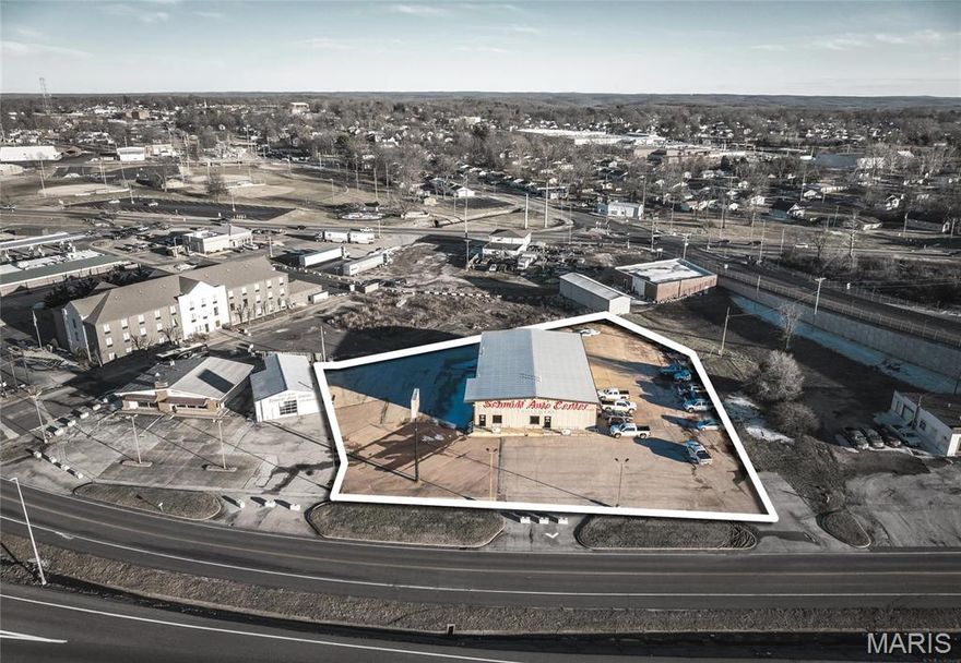 Located in a highly sought-after area along Highway 44, this versatile commercial property offers a generous 6,864 sq ft of space, ideal for a variety of business ventures. The building was built in 2016 and is situated on 1.1 acres and features 2,275+/- sq ft of office space with the remaining 4,589+/- sq ft of space being shop area. Above the office space includes an additional 2,275+/- sq ft of loft storage space. Key features include professionally finished office space both heated and cooled, 5 large garage doors, 5 vehicle lifts, security cameras and outdoor lighting. This location has been used as a successful automotive business for many years. The opportunities for this location are endless! If your business is looking for a prime location with high visibility and a top of the line building then schedule your showing today. Location: City, High Traffic, Hwy/Interstate Frntg