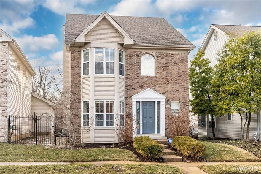 Welcome to a home that perfectly blends comfort, style and everyday convenience. Nestled within a charming enclave of homes, this well-maintained 3-bedroom, 2.5 bath home offers the kind of lifestyle you are looking for — relaxed, functional, and close to everything. Step inside and you’ll immediately notice the inviting atmosphere and thoughtful layout. The main level features a spacious Living Room with a beautiful bay window, Dining Room, Kitchen and Family Room combination that creates a natural gathering space for daily living or entertaining and a Powder Room.  Upstairs, the primary suite serves as a peaceful retreat, highlighted by a beautiful vaulted ceiling, bay window and walk-in closet.  The en-suite bath has double vanities, a large soaking tub and separate shower. The upstairs is completed with two additional bedrooms, full bath and convenient laundry room.  A beautiful patio completes this home with great space to enjoy the upcoming Spring weather.  All this in an unbeatable location - a short walk into downtown Clayton and close to highways and the airport.  Features and updates include a lawn irrigation system, paneled doors, two car garage, newer furnace (23) and recent replacement of the front door and sump pump.