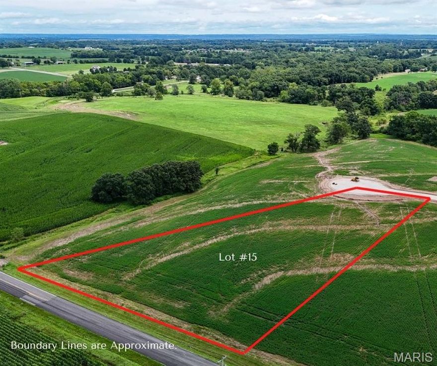 3-Acre Lots in unincorporated Monarch Estates - Old Monroe. Build your dream home on a spacious 3-acre lot in desirable Monarch Estates! Located in unincorporated Old Monroe, these lots offer public water, electric and gateway fiber at the property line and the flexibility to bring your own builder. Current gravel roads will have first layer of asphalt this spring with the final layer completed once all lots are sold. Don't miss your chance for peaceful country living with modern conveniences!