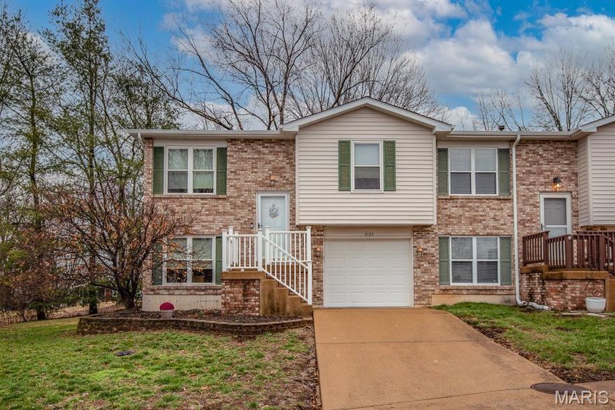 Property has been inspected and received clear inspections from Rock Fire and City of Arnold Ideal location, Estate Sale Property!  Close to highway, shopping, resturants, schools.  Property has been updated...Siding 2025, Roof 2025, Gutters 2025, HVAc 2021, Garage Door opener 2017, My Q Option 2025, Oven 2012, Microwave 2012, Windows 2010, Dishwasher 2007.  Finished Lower Level, 3 full Bathrooms Ceramic Tile Kitchen and Bathrooms, Entry, Vaulted Ceilings, Premary Bedroom with Custom Walk in Closets.  Whole house Humidifier. Honeywell Electronic Air Cleaner.  2 Ceiling Fans.  6 Panel Doors.  Under Cabinet lighting.  Central Vacuum.  Insulated Garage Door with Keypad, Deck