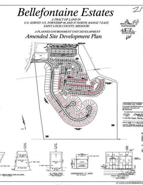 Tiny photo for 1 Bellefontaine Estates, St Louis, MO 63137 (MLS # 26022830)