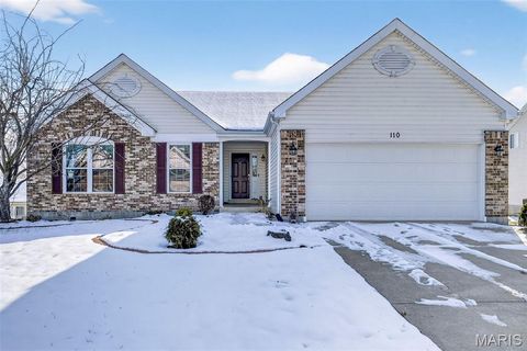 Tiny photo for 110 Matthews Drive, Wentzville, MO 63385 (MLS # 25079449)