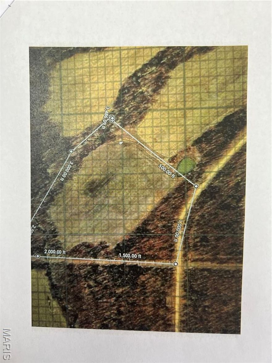 18 acres to be surveyed. County road frontage.