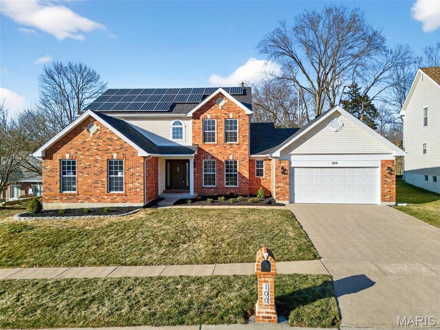 Beautifully renovated 4-bedroom home located on a quiet street. This professionally designed property features a chef’s kitchen with custom cabinetry, quartz countertops, and stainless steel appliances. The dining area opens into a comfortable living room with a fireplace, creating a warm and inviting everyday gathering space. The spacious great room serves as the centerpiece of the home, featuring a second fireplace and a dry bar, making it well suited for entertaining or hosting larger gatherings.

The main floor includes a private primary suite with a tiled shower, custom double vanity, and a large walk-in closet. Main floor laundry adds everyday convenience. Upstairs, you will find three generously sized bedrooms and a full bathroom. The partially finished basement expands the living space with a large rec room, half bath, and ample storage.

Outdoor features include a maintenance free deck, charming gazebo, and a two car garage. The owned solar energy system helps reduce monthly utility costs and adds long term efficiency. Agent has ownership interest.