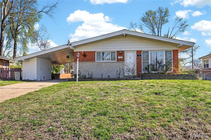 Welcome to this beautifully updated all-brick 3 bedroom, 1.5 bath home located at 16 Tamma Lane in Hazelwood. Step inside to find a remodeled kitchen featuring stainless steel appliances, brand new cabinetry, granite countertops, and hardwood flooring. The living room offers a combined dining area, thoughtfully separated from the kitchen, creating a functional and inviting layout. Vaulted ceilings enhance the open feel, while hardwood floors run throughout the entire home.
All three bedrooms are conveniently located on the main level, including the primary bedroom with its own private half bath. The remodeled hall bathroom features a new vanity and stylish ceramic tile. 
The finished basement provides excellent additional living space with a large bar area—perfect for entertaining family and guests—as well as a cozy fireplace ideal for cold winter days. An additional room in the basement can be used as a home office or guest bedroom.
Outside, enjoy a spacious, fenced backyard with a small patio area that’s perfect for summer barbecues and outdoor gatherings. A covered carport adds everyday convenience
This move in ready home is a must see—schedule your showing today!