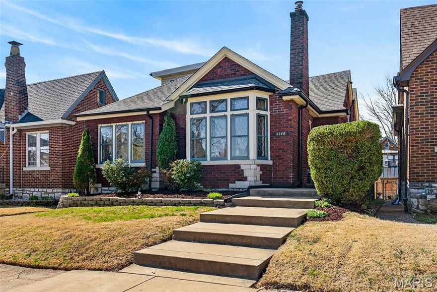 Welcome to 4148 Federer! Just steps from the park and surrounded by tree-lined streets with sidewalks, this home offers the lifestyle buyers you're searching for. Inside, you’ll find a bright, inviting living space with hardwood floors, abundant natural light, and timeless character throughout. The main level includes spacious bedrooms and a full bath, while the upper level provides additional living space. Step outside to enjoy a private backyard perfect for relaxing or hosting, plus a detached garage.  Recent updates include HVAC (2022), Attic Remodel (2022), Roof (house, garage, and gutters 2019), deck (2018), patio (2019), and updated bathroom plumbing (2020). Make it yours today!