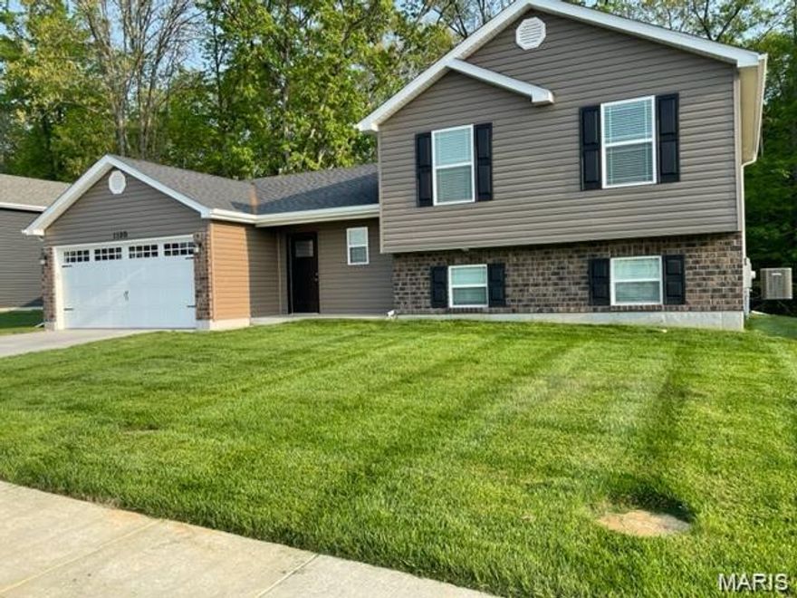 BRAND NEW home with every option you could imagine! They include vaulted ceilings, rounded “bullnose” corners, granite or quartz countertops, stainless steel appliances, 42" cabinets with "cushion close", custom neutral-colored paint job throughout, LVT flooring throughout most of the home, framed windows, taller baseboards, adult-sized cabinets in bathrooms with marble countertops, walk-in closets, upgraded carriage garage doors with openers on 2  CAR Garage, full bath rough-in, panel doors (many varieties), and upgraded water/light fixtures throughout the house! MAIN FLOOR laundry! Fully sodded yard (front/sides/back). *Pictures are of previously built homes. Builder/Broker* This home is USDA eligible.