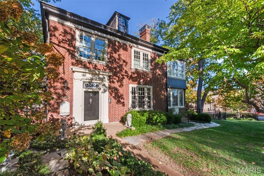 Welcome to 22 Princeton Avenue, an exquisite residence that intertwines the grandeur of its historic past with the sophistication of modern luxury. Gracing one of the largest lots in the storied University City enclave of University Heights and near the “Gates of Opportunity” commissioned by city founder E.G. Lewis, this three bedroom, three full, two half bathroom home is a quiet, sophisticated sanctuary that also provides close proximity to the vibrant Delmar “Loop” and Washington University. Elegant hardwood floors and window-lined walls grace the main floor spaces, including a living room with gorgeous fireplace, a formal dining room, and an elaborate chef’s kitchen equipped with high-end appliances, custom cabinetry, and a spacious center island. Off the kitchen is an expansive deck offering vistas of the meticulously landscaped grounds and a picturesque space for entertainment. An additional room at the east end of the main floor is flooded by natural light and provides space for cozy gatherings or a home office. Hardwoods and tall ceilings continue on the second floor where you find a primary suite that is an absolute dream. Featuring a custom closet and extravagant bathroom with tub, walk-in shower, and heated floors, the primary suite also includes a spacious sitting area to enjoy lazy mornings or late night movies. An exquisite custom closet/dressing room, additional bedroom, and elegant full bathroom complete the second floor. With all new (Pella) windows, refreshed full bathroom, and new 18” attic insulation, the third floor provides a comfortable and spacious third bedroom or flex space. Additional features abound in the basement, including a half bathroom, wine cellar, additional room for an office or crafting, oversized two car attached garage, utility/laundry room with new (Pella) window and exterior door, one car garage bay (great for a workout space!) and storage spaces. Recent upgrades not already mentioned include new AC and furnace for 2nd/3rd floor zone, new architectural roof on covered portion of the deck, new attic ductwork, Culligan water softener system, reverse osmosis water dispenser in kitchen, spot tuckpointing of entire exterior, landscape improvement (including new decorative archways around lot perimeter, tree pruning and removal, and two lion statues at the front entrance that pay homage to University City’s “Gates of Opportunity.) Not merely a home, 22 Princeton Avenue it is a testament to an era of unparalleled elegance, enriched with contemporary enhancements, inviting you to live amidst history and modern luxury.