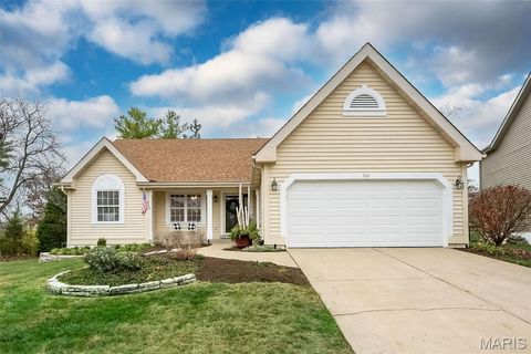 Photo of 563 Beacon Point Lane, Wildwood, MO 63040 (MLS # 25077961)