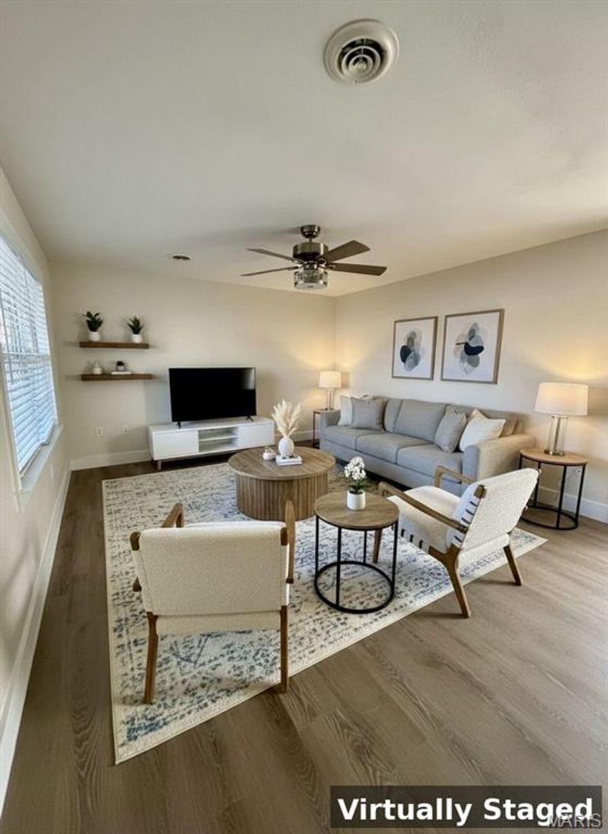 Welcome home to this fully renovated, move-in-ready 3-bedroom, 2-bath ranch that perfectly blends modern updates with everyday functionality. From the moment you walk in, you’ll notice the fresh finishes, updated kitchen, and clean, inviting layout designed for easy living.

The kitchen features modern touches and flows seamlessly into the dining and living areas—perfect for entertaining or relaxing at home. Each bedroom offers comfortable space, while both bathrooms have been thoughtfully updated with a clean, refreshed feel. Step outside to a spacious backyard with plenty of room to unwind, host gatherings, or enjoy with pets. The attached garage adds convenience, while the location keeps you close to everything Saint James has to offer. Recent updates mean you can move in with confidence—no projects, no stress. 

This is a rare opportunity to own a truly turnkey home at an affordable price point. Perfect for first-time buyers, downsizers, or anyone looking for low-maintenance living—schedule your showing before it’s gone.

What’s New:
• Hot water heater
• Renovated bathrooms with fresh, clean design
• New flooring throughout
• Updated kitchen with modern finishes
• Fresh interior paint
• Updated fixtures and finishes throughout