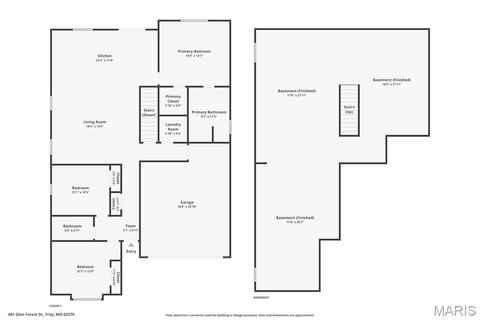 Tiny photo for 401 Glen Forest Drive, Troy, MO 63379 (MLS # 25059861)