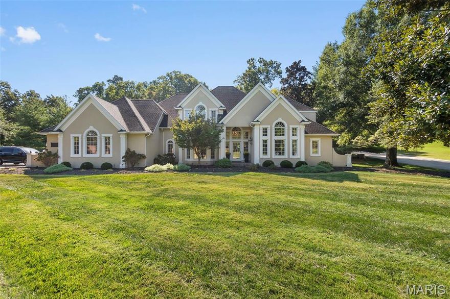 Step into elegance and comfort with this impeccably maintained 1.5-story home designed for both everyday living and memorable entertaining. The welcoming grand entry boasts a stunning staircase and opens to a spacious dining room and a gourmet kitchen curated by Steve and Jim Essner, featuring marble countertops, custom cabinetry, Sub-Zero built-in refrigerator, Wolf and KitchenAid appliances, and a bright breakfast nook filled with natural light.
The main-level primary suite offers a luxurious retreat with a spa-like bathroom and his-and-hers custom walk-in closets. Upstairs, you’ll find three generously sized bedrooms, each with its own ensuite bath.
The finished lower level is an entertainer’s dream, showcasing a custom bar with beer fridge, tap system, wine closet, expansive family room, incredible craft room, additional bedroom, bath, and bonus sleeping area.
Enjoy outdoor living at its best with a massive covered patio that overlooks the inground pool with wrought iron fencing. The beautifully landscaped yard includes a sprinkler system, fenced area for pets, and an electric pet fence surrounding the property.
With built-in bookcases, hardwood floors throughout most of the home, and flawless finish work at every turn, this property is truly one-of-a-kind.