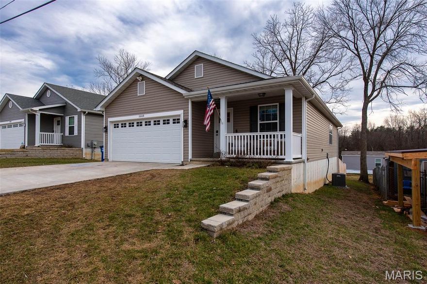 BACK ON MARKET, NO FAULT OF SELLER. Plenty of room for the growing family.  Qualifies for USDA Direct Financing, Spacious Ranch House 4 bedrooms, 3 full baths, main floor laundry, Family Room, Rec Room, fully equipped kitchen with Stainless appliances.  Full basement, 2 car garage. Master bedroom suite with walk in closet,  bathroom with double vanity. Fenced back yard. Finance USDA, FHA, VA, etc.  No HOA, on paved county road, public water and sewer.  Conveniently located between Pacific and Gray Summit, Close to I-44 and Hwy. 100.