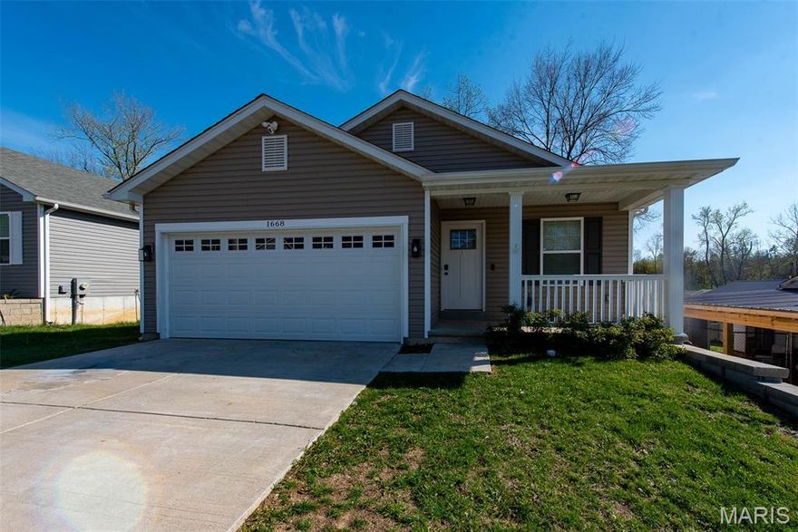 PRICE REDUCED TO $289,900.  Plenty of room for the growing family.  Spacious 4 bedroom, 3 full baths Ranch House, main floor laundry,  Fully equipped kitchen with Stainless appliances.  Full basement, well  equipped family room and rec room. 2 car garage. Master bedroom suite with walk in closet, master bathroom with double vanity. Fenced back yard. Finance USDA, FHA, VA, etc.  No HOA, on paved county road, public water and sewer.  Conveniently located between Pacific and Gray Summit, Close to I-44 and Hwy. 100.  Move right in, Quick occupancy.