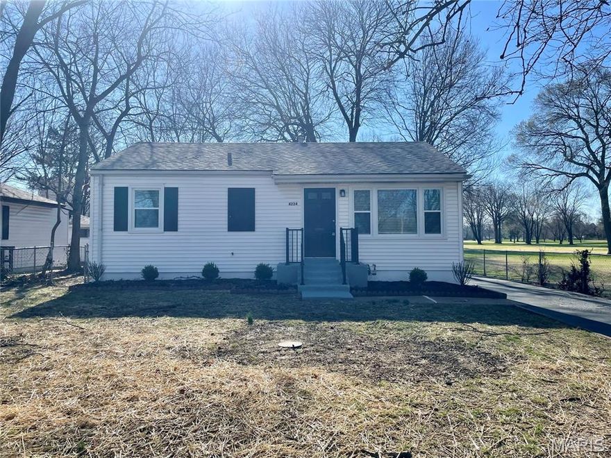 Charming and fully updated, this beautiful 2-bedroom, 1.5-bath home offers the perfect blend of style, comfort, and low-maintenance living. The updated kitchen features stunning new quartz countertops and stainless steel appliances, while hardwood floors in the bedrooms add warmth and character. New LVT flooring throughout the main living areas provides both durability and modern appeal.

Enjoy the bonus sunroom overlooking the spacious, fenced-in backyard—perfect for relaxing, entertaining, or enjoying your morning coffee. A large detached garage adds extra storage and convenience. Located in the sought-after Pattonville School District, backs up to the St. Ann Golf course, this move-in-ready home is a wonderful opportunity for buyers looking for charm, updates, and easy living all in one package.