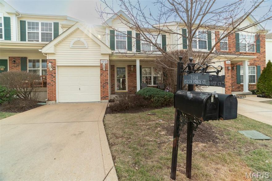 A very nice townhome in Mehlville. Very centrally located. Very clean, bright and airy. All systems like new. Updated kitchen with appliances. 4 bedrooms and 3.5 bathsrooms. Partially finished lower level with walk-out to patio. Extended deck off the kitchen/breakfast area. HVAC and roof replaced in 2018.