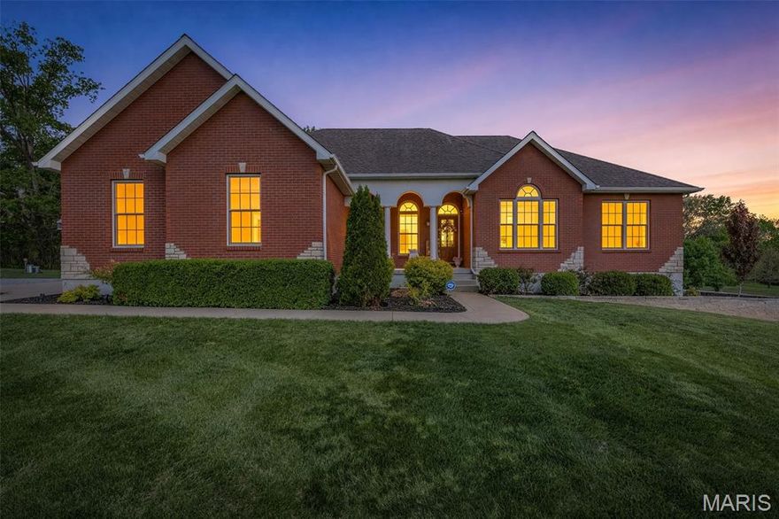 Welcome to this spacious and beautifully maintained 5-bedroom, 3.5-bath home nestled in the sought-after St. Francois Hill area. Situated on an expansive 3-acre lot, this property offers the perfect blend of privacy, comfort, and functionality, ideal for both everyday living and entertaining.

The upper level is designed with both comfort and convenience in mind, featuring three well-appointed bedrooms. The primary suite serves as a private retreat, complete with a luxurious en-suite bath highlighted by a relaxing soaker tub, perfect for unwinding at the end of the day. Two additional bedrooms on this level are connected by a Jack and Jill bathroom, offering both functionality and privacy, making it an ideal setup for family or guests.

Step inside to find a thoughtfully designed layout with generous living spaces and abundant natural light throughout. The main level flows seamlessly between the living, dining, and kitchen areas, creating a welcoming space for gatherings with family and friends.

The fully finished basement expands your living space significantly, offering two additional bedrooms, a full bathroom, and a custom bar area that’s perfect for hosting or relaxing. Whether you’re envisioning a game room, guest suite, or home theater, this lower level provides endless possibilities.

Outdoors, enjoy peaceful views of your private pond and the beauty of open acreage. The 3-acre setting offers room to roam, garden, or simply unwind in nature, all while still being conveniently located near local amenities.

This property combines space, versatility, and scenic surroundings, making it a rare opportunity you won’t want to miss. Schedule your showing today and experience everything this exceptional home has to offer.