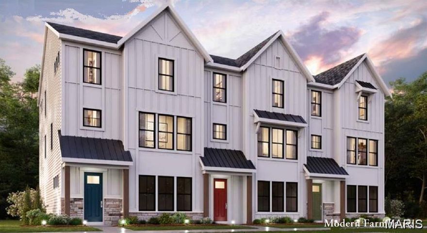 Trendy new Clifton plan by Fischer Homes in beautiful Wildhorse Village. This townhome features 3 levels of living space and offers a spacious open concept and spacious family room with fireplace and walk-out to the deck. A well-appointed island kitchen with stainless steel appliances, upgraded cabinetry with soft close hinges, quartz counters and HUGE walk-in pantry on second floor along with a large formal dining room. On the third level you'll find the homeowners retreat with an en suite that includes a double bowl vanity, oversized walk-in shower and walk-in closet. There are 2 additional bedrooms, a centrally located hall bathroom and laundry closet for easy laundry days. The main level has a rec room and full bathroom and is equipped to function as a possible 4th bedroom. 2 bay rear entry garage.