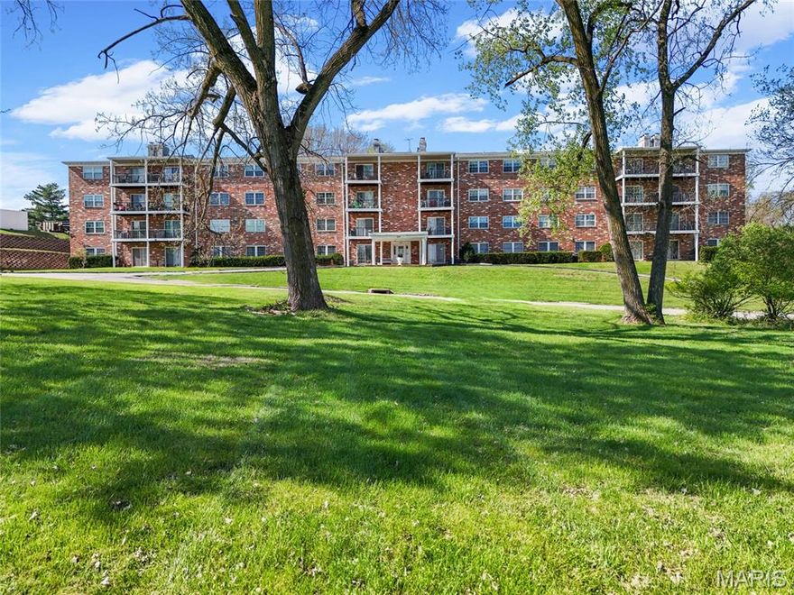 Welcome home to this beautifully updated 2-bedroom, 1-bath condo designed for comfort, convenience, and easy living in a 55+ community. Enjoy elevator access and a reserved one-car garage space, plus a private balcony with a beautiful view—perfect for relaxing mornings or peaceful evenings. This handicap-accessible unit features a curbless shower and thoughtful layout throughout. The condo is all electric and move-in ready with freshly painted walls and kitchen cabinets, brand-new carpet in the living room, and updated windows and sliding glass door. The kitchen offers stainless steel appliances, including a slide-in range with convection oven, dishwasher, soft-close drawers, a breakfast bar, and a cozy breakfast area. Both bedrooms feature ceiling fans for year-round comfort. Major updates include a new HVAC system installed in 2025 and a hot water heater approximately 5 years old. Enjoy peace of mind with a reasonable condo fee and a well-maintained building that offers comfort, accessibility, and ease of living.