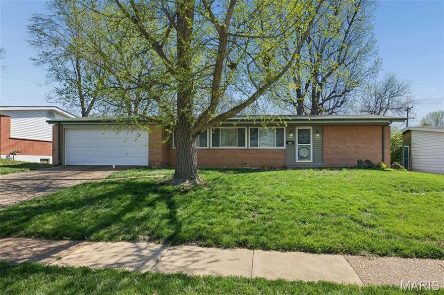 Welcome home to this spacious 3-bedroom, 2-bath property nestled in a quiet neighborhood in Florissant. Offering a flexible and functional layout, this home features a large dining room and family room combination—perfect for gatherings and everyday living, along with a separate sitting room just off the kitchen, ideal for a cozy retreat, home office, or additional entertaining space. The home includes a two-car garage and a fully fenced backyard, providing both convenience and privacy. Downstairs, you’ll find an unfinished basement with a designated office area already in place, offering great potential for future expansion or customization. While the home could benefit from some updating, it has been well maintained and is in solid condition, making it a fantastic opportunity for buyers looking to build equity and add their personal touch. Priced to reflect its value, this is a great find for anyone seeking space, potential, and affordability in a desirable Florissant location. Seller prefers to sell house "as is".