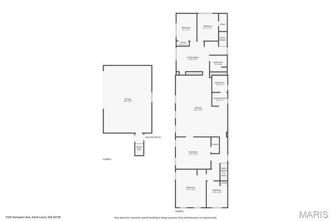 Tiny photo for 1325 Hampton Avenue, St Louis, MO 63139 (MLS # 25070428)