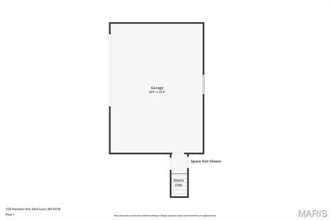 Tiny photo for 1325 Hampton Avenue, St Louis, MO 63139 (MLS # 25070428)