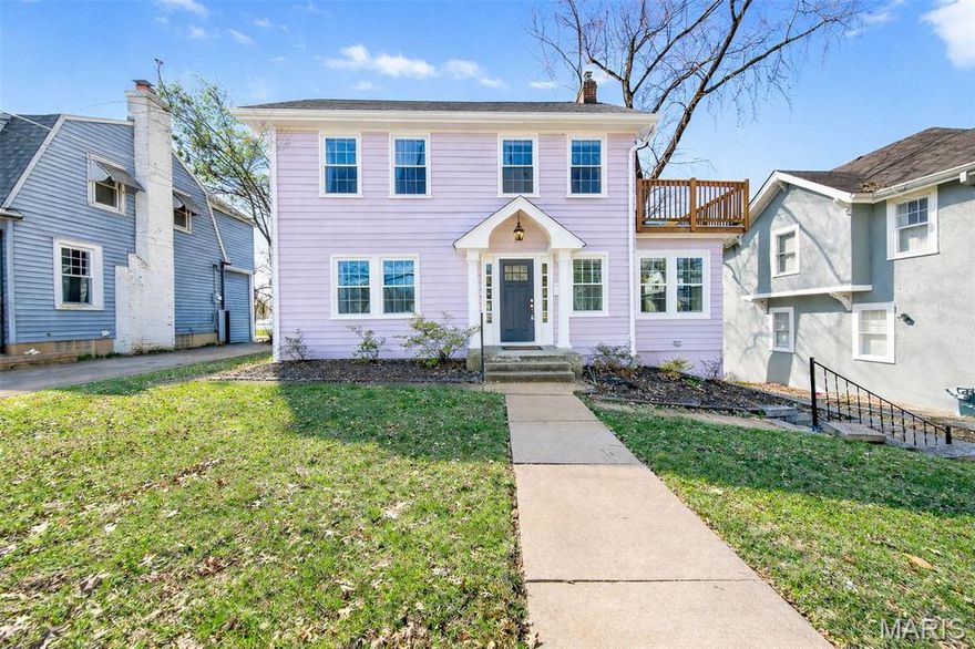 This CHARMING home in Webster Groves retains some of its 100-year-old features, including hardwood floors, crown molding, a beautiful fireplace in the main room, and abundant natural light. 

It boasts modern features as well, including an updated chic kitchen and sunroom, updated bathrooms, a partially finished basement, and a walk-out-deck on the second floor. 

Unlike most homes this age, it has an open floor plan, great for guests and entertaining. 

It was repainted an inviting color in Fall of 2023. Other recent updates include a brand new dishwasher (2026), an pergola covering the back patio (2025), new windows surrounding the study (2025), an insulated storm door leading from the bedroom to the upstairs deck (2025), an insulated metal front door (2024), a new basement door (2020), a functioning sump pump (2023), and functioning blinds on every window (2019).  Extra 500 square feet in basement with rough in. 

The backyard is very spacious and lined by neighbors’ fences on either side. 

ALL NEW PAINT ALL MAIN FLOOR. Quote for exterior as well. 

OPEN HOUSE SATURDAY APRIL 4TH  1-3