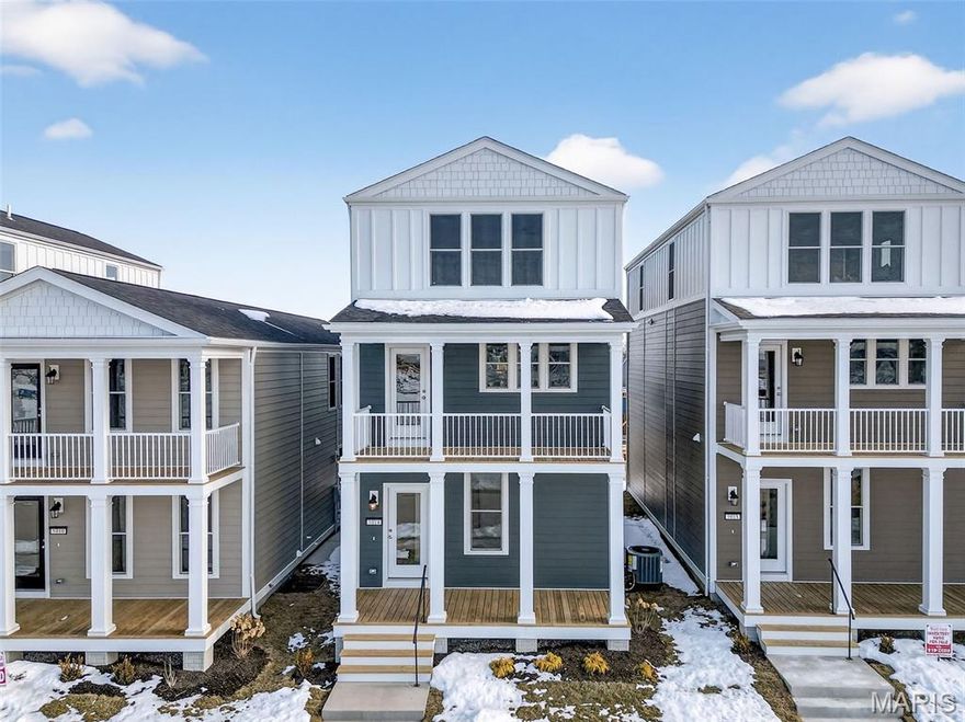 Come and see this Brand new Move in Ready 3 Bedroom, 2 ½ Bath Three Story Row Home overlooking Common Ground.  This home features a First Floor Office, Upgrade Cabinets with large Island, Granite Kitchen Countertops, LVP Flooring in the Entry Foyer, Office , Kitchen, Dining room and Living Room, Stainless Steel Appliances with Space saver Microwave, Double Bowl Sink in the Master Bath, 2 Car Garage, Double Front Porch, Added Windows , Plus more!
Price reflects builder discount.
When you live in New Town you have access to over $10 million in amenities including parks, lakes, community waterpark, outdoor amphitheater, walkable stores, restaurants and shops!