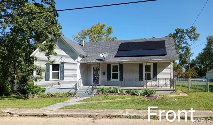 Very nice, 2-bedroom home in Bonne Terre. Updated, with wood floors and large bedrooms, large private fenced in yard on a corner lot. Also included are a Dishwasher, Refrigerator, Washer and Dryer, Garbage Disposal, Microwave, Stove, Water Softener and ceiling fans. This home has updated siding, windows and separate mudroom/ laundry and there is a parking pad in the back. This home also has newer solar panels which supplies all of the electric for this house so you would not have an electric bill. The home has natural gas.
We have an application process and there is a $40 application fee per adult. You must have a decent credit score and no evictions or bankruptcies.