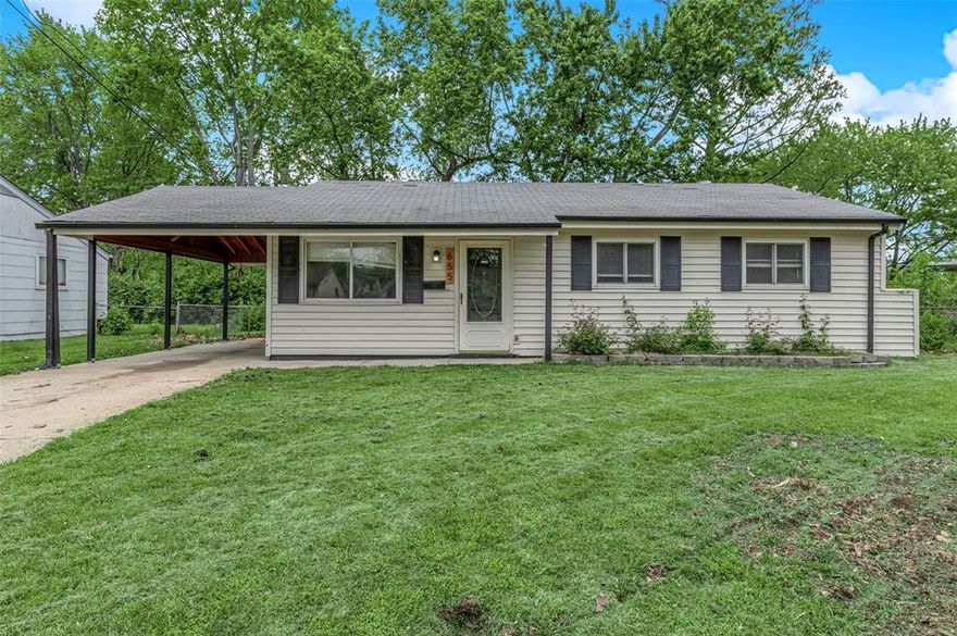 Welcome to 655 5th Plaza in Florissant! This beautifully updated 3-bedroom, 1.5-bath ranch offers the perfect blend of charm and modern comfort. Freshly renovated, this home features an inviting layout with a spacious living room and an eat-in kitchen ideal for everyday living and entertaining. The kitchen boasts updated cabinetry, modern finishes, and plenty of space for dining.

All three bedrooms are generously sized with great natural light and easy access to the updated full and half baths. The entire home has been tastefully updated with fresh paint, contemporary flooring, and stylish details throughout.

Step outside to a large, fenced-in backyard—perfect for outdoor gatherings, gardening, or relaxing evenings. A convenient storage shed adds bonus space for tools or hobbies. The covered carport provides sheltered parking and direct access to the home.

Located on a quiet street in the heart of Florissant, this home is close to schools, parks, shopping, and major highways for an easy commute. Situated in the Hazelwood School District and on a spacious 7,500+ sq ft lot, this move-in-ready home is perfect for homeowners or investors alike.

Don’t miss your chance to own this turnkey property in a sought-after neighborhood. Schedule your private tour today!