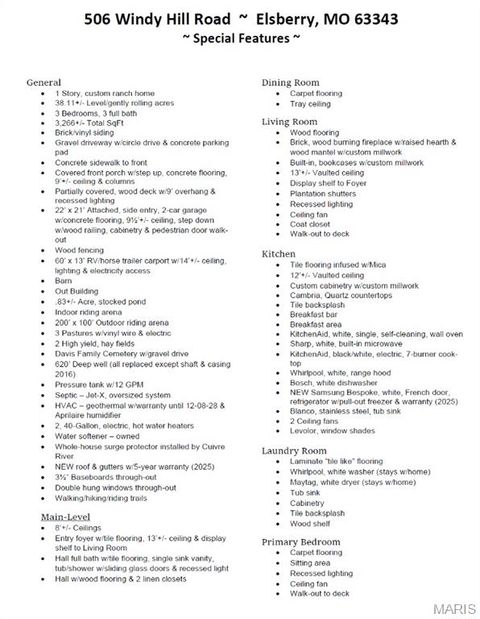 Tiny photo for 506 Windy Hill Road, Elsberry, MO 63343 (MLS # 26022745)