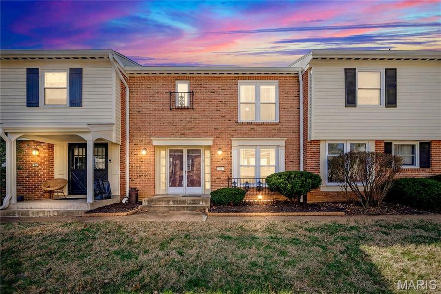 Step inside this sought-after Chesterfield townhome in Parkway Central Schools! 

With three finished levels, enjoy two + bedrooms options. The updated kitchen will impress with Maple cabinets, granite counters, stainless steel appliances and sliding door to private patio. Separate living and dining rooms & main floor half bath make this space a breeze for daily living and entertaining. 2nd level offers 2 spacious bedrooms and 2 modernized bathrooms for both style and convenience. The finished lower level completes your living experience with tile flooring, recreation room and a designated sleeping area (flexible use for anything you need). A 1 year Choice Home Warranty is being offered to the buyers at closing.

Relax on your fenced-in patio or take advantage of the community pool, tennis court, and playground. With a single-car shared garage plus ample guest parking, this is a fantastic value.  Don’t miss out on this move-in ready home!