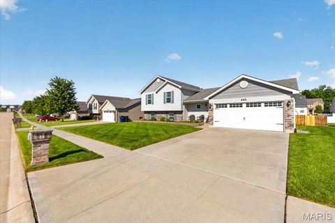 Tiny photo for 443 Prairie Creek Drive, Wentzville, MO 63385 (MLS # 26029889)