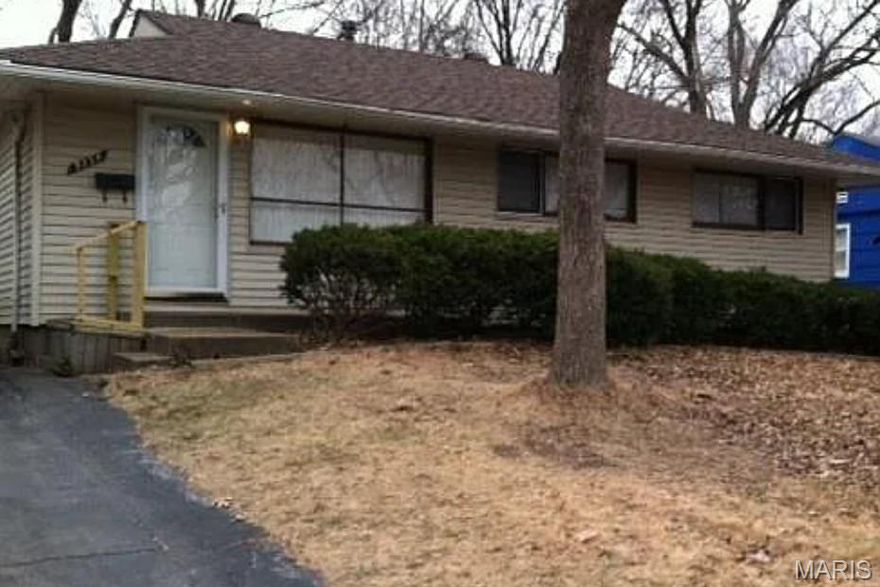 Turnkey investment opportunity! Discover the perfect blend of potential and practicality in this charming 3-bedroom, 1-bath ranch-style home located at 9754 Millburn Dr in St. Louis County. This single-family residence sits on a generous lot and offers comfortable living space with a welcoming, functional flow.

Enjoy added value with a detached garage and a private backyard—ideal for entertaining, hobbies, or future expansion. Conveniently situated near parks, shopping, and local amenities in the 63136 area, this property offers both accessibility and neighborhood appeal.

Whether you're an investor seeking a reliable rental addition to your portfolio or a buyer searching for a move-in ready home in an established community, this property presents a smart and versatile opportunity.

Seller has additional turnkey houses for sale if interested.