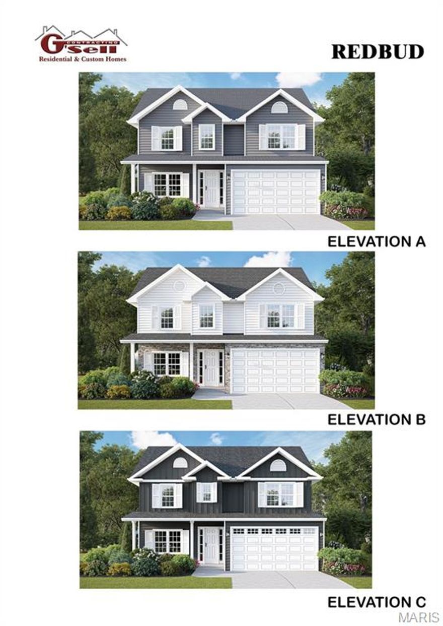 Several lots to choose from, including walk-out, flat and cul-de-sac lots.  Choose from 8 models:  Ranch models include, The Del Rio with 1,272 sq ft, 3 Bed and 2 full Bath, and 2-car garage--The Cypress with 1,426 sq ft, 3 Bed and 2 full Bath, and 2-car garage--The Dogwood with 1,766 sq ft, 3 Bed and 2 full Bath, and 2-car garage--The Hickory with 1,600 sq ft, 3 Bed and 2 full Bath, and 3-car garage.  1 1/2 Story, The Pine model with 1825 sq ft, 3 Bed and 2 1/2 Bath, and 3-car garage.  Several 2-story plans to include the Red Bud I with 2,054 sq ft, 4 Bed and 2 1/2 Bath and 2-car garage, The Pin Oak with 2,196 sq ft, 4 Bed and 2 1/2 Bath and 2-car garage, and The Sycamore model with 2,445 sq ft and 4 Bed and 2 1/2 Bath, and 2-car garage.