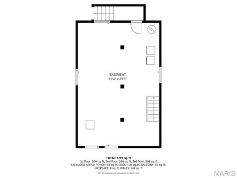 Tiny photo for 4140 Cleveland Avenue, St Louis, MO 63110 (MLS # 26016803)