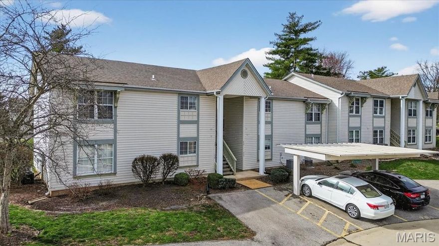 Desirable Condo, end unit featuring 2 Bedrooms & 2 Full baths, offering wood flooring thru out.  Large Master Bedroom Suite, natural lighting, walk in closet, upgraded full bath (July/2025), in its entirety.  Improvements include new toilet, tub surround, bathroom sink, light fixture, floors, & painting.  Guest bath with new floors, tub surround new (March 2026) offering a fresh clean look, low maintenance. Second bedroom spacious in size.  New HVAC just installed, March 2026. Unit offers newer washer/dryer to stay.  Kitchen with refrigerator, double sink, stainless steel appliances, new built-in microwave also recently added by owner.  One covered assigned parking space at your door. Deck recently updated with storage closet.  Private community pool/hot tub for the summer.  HOA covers some insurance, exterior maintenance, trash, water & sewer.  Minutes from Page extension, Hwy 70, Family Arena, shopping and so much more.