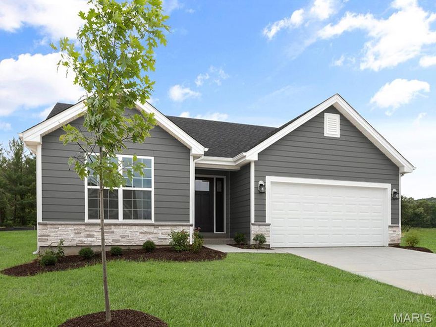 New McBride Homes Aspen ranch 3BR & 2BA will be available this fall ! Enjoy the open floor plan with a vaulted ceiling, a great room w/ceiling fan & wood laminate flooring in the main living area. The kitchen features level 4 Brellin White 42” tall kitchen cabinets, quartz countertops, peninsula w/flush breakfast bar for extra seating, & stainless steel GE appliances. The master suite has a walkin closet, & private master bath that includes a vanity w/double sinks & 5ft walk-in shower. 2extra bedrooms & full bath add convenience. Extras include 6’ windows, ceiling fan prewires, main floor laundry, garage coach lights, & white 2panel interior doors. The LL features ¾ bath rough. Harvest has nature play area w/ water feature, 13+ ac town square, civic lawn area, food truck court, orchards & pumpkin patch, community gardens, pickle/bocce ball courts, playgrounds, trails & more! Enjoy peace of mind w/ McBride Homes 10 yr builders warranty & incredible customer service! Similar photos shown