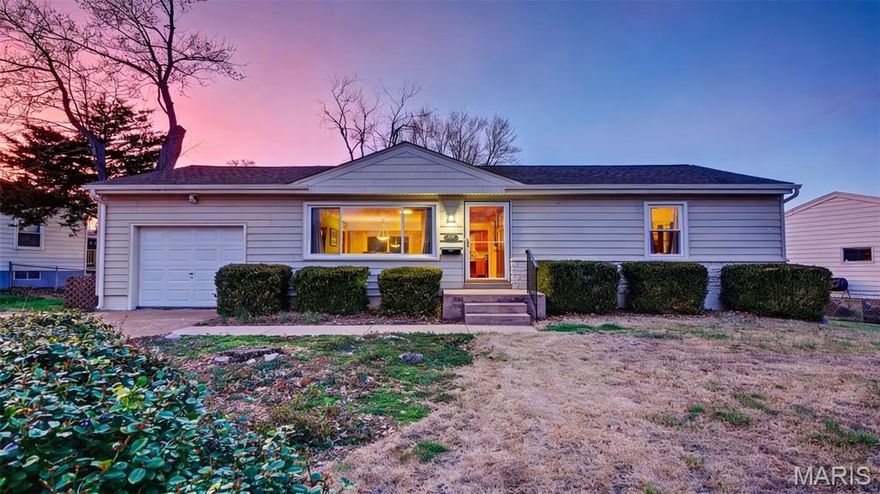 Open house cancelled! Welcome to this charming 2 bed, 1 bath home in the highly sought-after Affton area! Nestled on a large lot, this meticulously maintained property offers the perfect blend of comfort, character, and outdoor enjoyment. Step inside to discover gorgeous hardwood floors that flow throughout the main living areas, creating a warm and inviting atmosphere. The thoughtful layout includes a versatile bonus room—perfect for a home office, reading nook, or additional sitting area—allowing you to customize the space to fit your lifestyle. The spacious kitchen and living areas make everyday living easy, while the large, open basement provides incredible flexibility with plenty of room for storage, hobbies, or future finishing potential. Step into Spring in your own backyard retreat. The expansive deck offers both open entertaining space and a private section with a relaxing hot tub-ideal for unwinding after a long day. The flat backyard is fully fenced with a privacy fence, creating a peaceful and secure outdoor retreat for gatherings, pets, or play.
Additional highlights include a one-car garage and major updates already completed for peace of mind, including a brand new roof and gutters installed in 2025. With its fantastic location, impeccable condition, generous lot, and exceptional outdoor living space, this Affton gem is one you won’t want to miss!