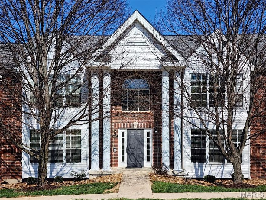 Discover the perfect blend of modern style and effortless living in this beautifully updated condo within the highly sought-after Forest Springs community. As you step inside, you are greeted by a sprawling open floor plan showcased by brand-new luxury vinyl plank flooring and a bright bay window that floods the space with natural light. The chef-inspired kitchen is a true standout, featuring new quartz countertops, a sleek subway tile backsplash, a new stainless steel refrigerator, and a redesigned peninsula with an upgraded extension for barstool seating—a unique architectural feature not found in standard units within the complex. Both full bathrooms have been refined with newer comfort-height toilets, modern lighting, and updated fixtures, while the primary suite offers a private retreat complete with a walk-in closet and a custom built-in cabinet. The unit has been freshly painted throughout and enhanced with recessed lighting, complemented by the convenience of an enclosed laundry closet with a washer and dryer and a private deck off the guest bedroom. Beyond the interior, this home provides a one-car garage, additional parking, and an oversized private storage room in the lower level. Located within the award-winning Parkway School District, this move-in-ready home includes an association fee that covers pool access, water, sewer, and trash, offering an unparalleled lifestyle of comfort and convenience. Quick access to Highway 141, I-44, and Big Bend, and just minutes from shopping, dining, parks, and nearby areas like Valley Park and Fenton.