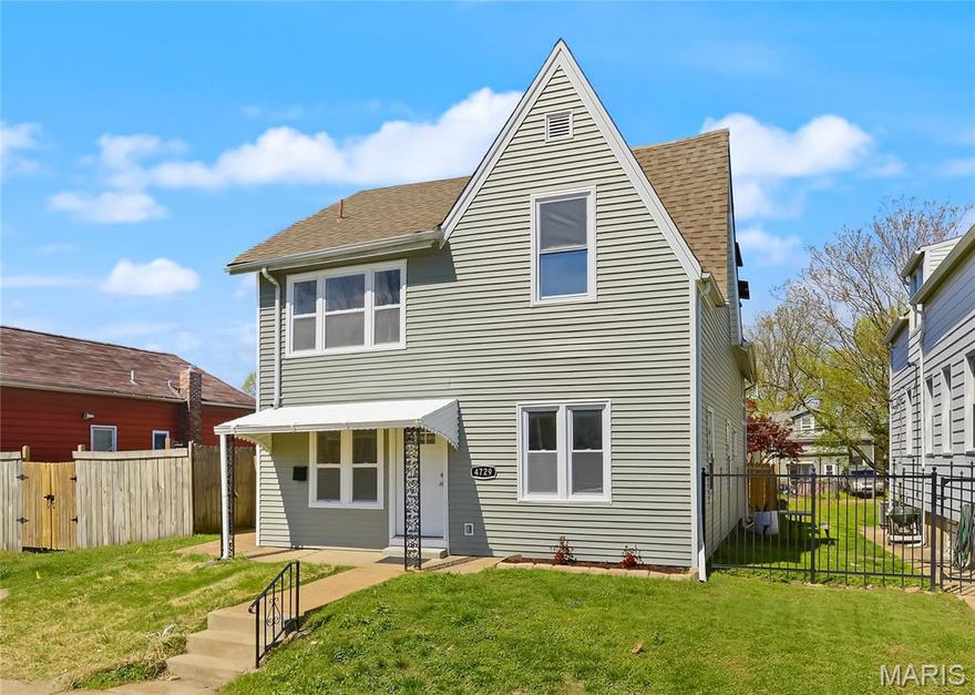 Welcome to 4729 Adkins, located in the heart of the charming Bevo Mill neighborhood!  Known for its unique character, historic architecture, and strong sense of community, Bevo Mill is one of South City's most beloved areas to call home.

This beautifully renovated property offers an impressive 1,927 square feet—designed for comfortable everyday living.   Inside, you’ll find 4 generously sized bedrooms and 3 full bathrooms, and a large eat in kitchen.  All thoughtfully updated with modern finishes while still maintaining a warm, inviting feel.

The layout is designed for everyday comfort and convenience, featuring a rare 2nd floor laundry area and plenty of room to spread out. Whether you’re hosting guests or enjoying a quiet night in, this home offers the flexibility to fit your lifestyle.

Step outside and enjoy the covered patio and the convenience of off-street parking—a highly coveted feature in the city.

If you’ve been looking for a move-in ready home with space, style, and a great South City location, this one is a must-see!