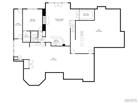 Tiny photo for 1401 Fox Hill Farms Court, Chesterfield, MO 63005 (MLS # 26008688)